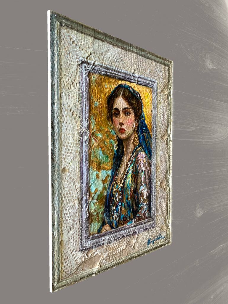 Original Art Deco Time Painting by Fatih Sungurtekin