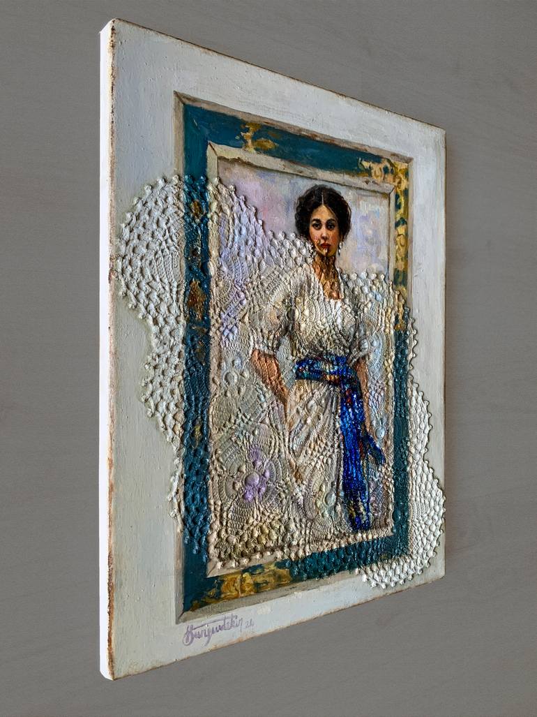 Original Figurative Women Mixed Media by Fatih Sungurtekin