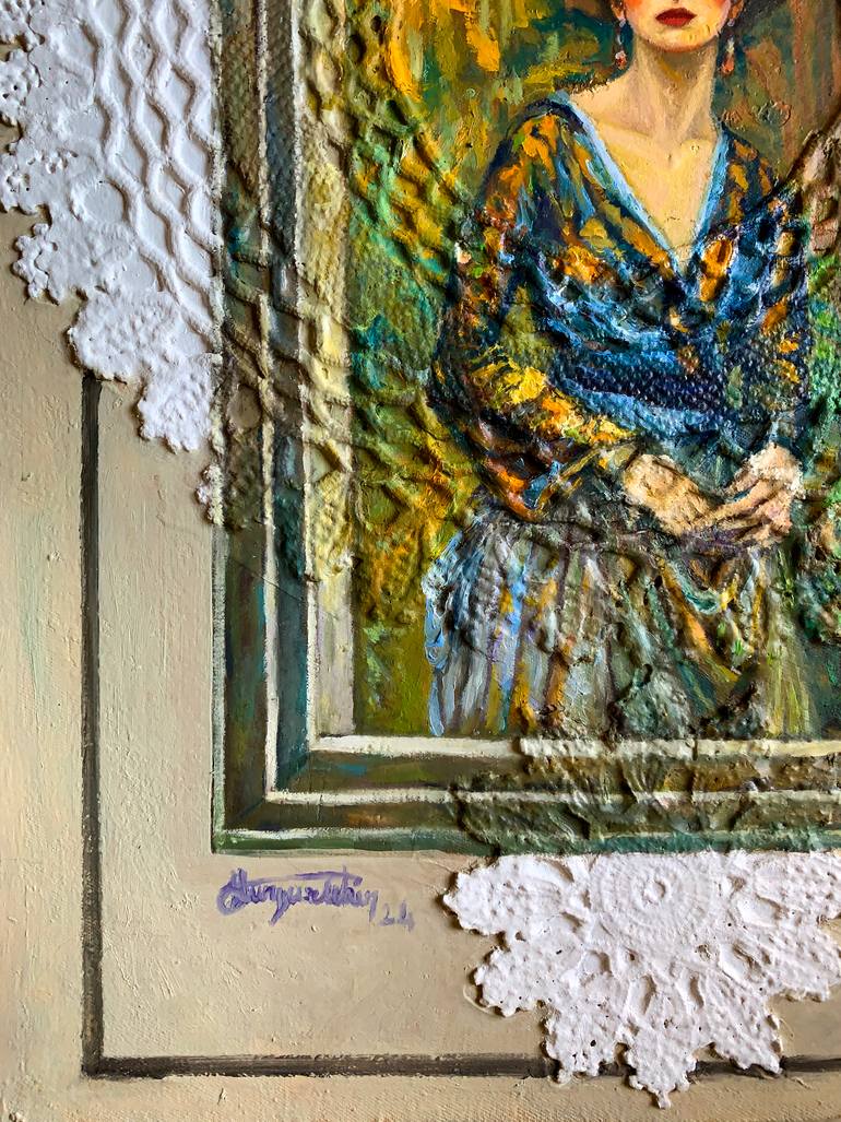 Original Classicism Women Mixed Media by Fatih Sungurtekin