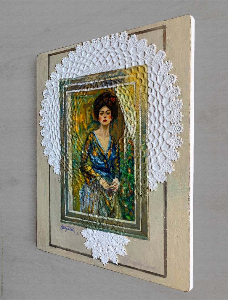 Original Classicism Women Mixed Media by Fatih Sungurtekin