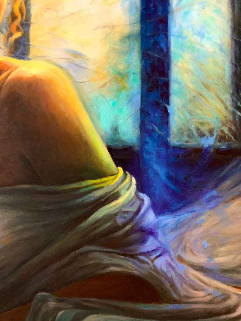 Original Baroque Time Painting by Fatih Sungurtekin