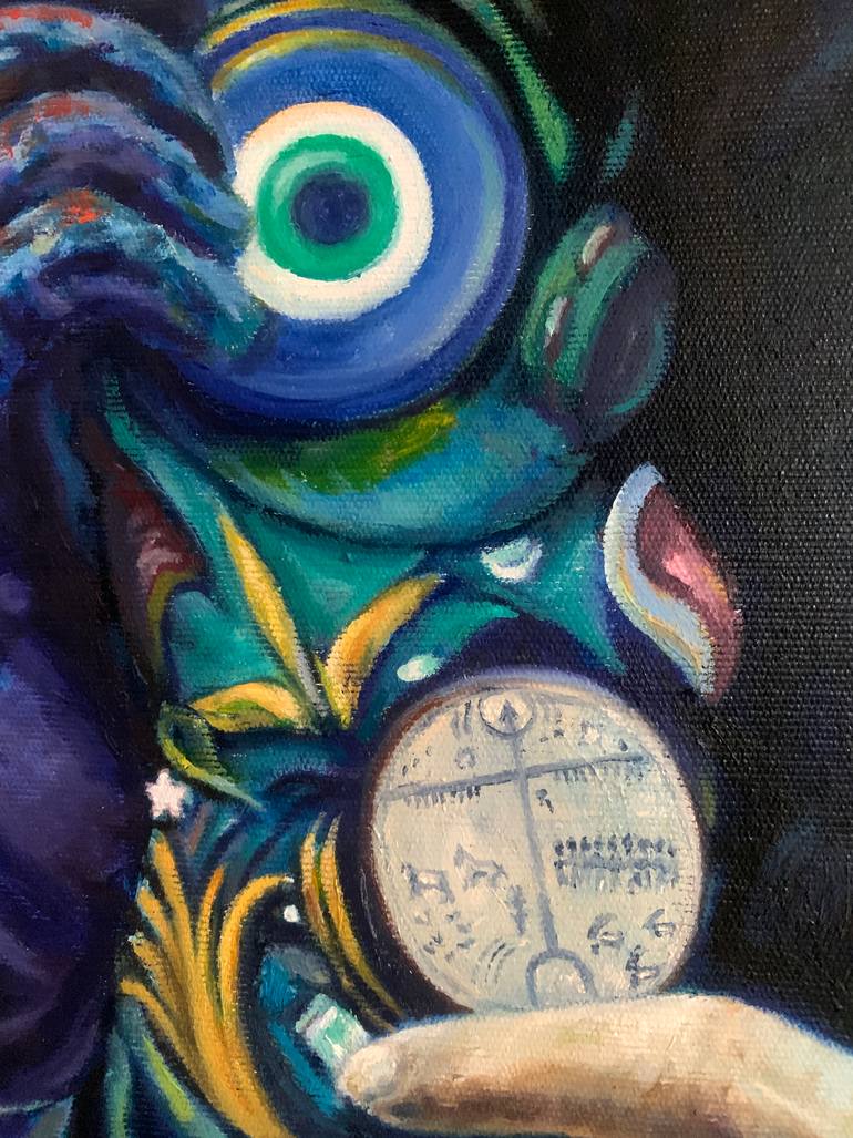 Original Symbolism Time Mixed Media by Fatih Sungurtekin