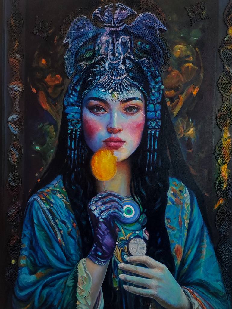 Original Symbolism Time Mixed Media by Fatih Sungurtekin