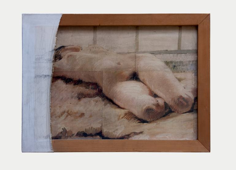 Original Conceptual Nude Painting by Fatih Sungurtekin
