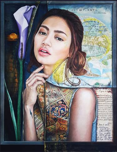 Original Conceptual Portrait Paintings by Fatih Sungurtekin