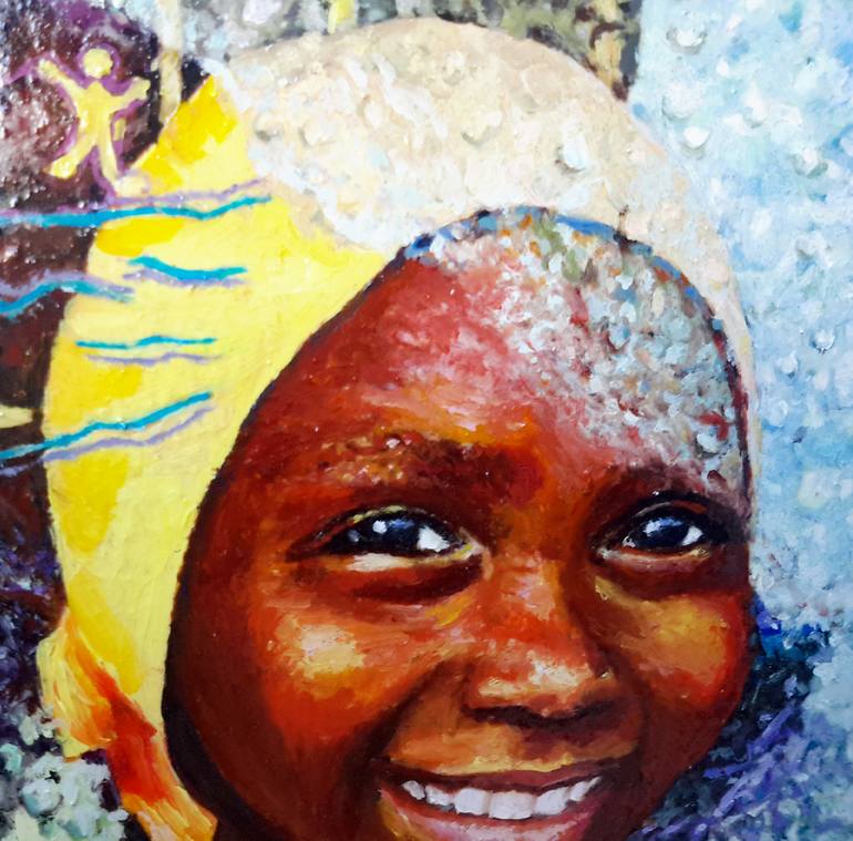 Original Art Deco Water Painting by Fatih Sungurtekin