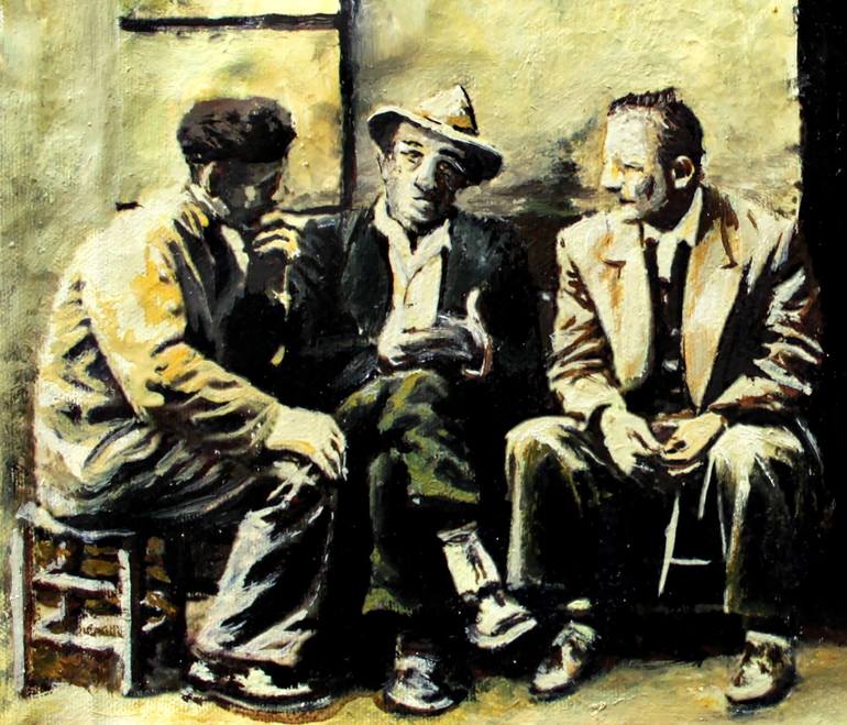 Original Art Deco Men Printmaking by Fatih Sungurtekin