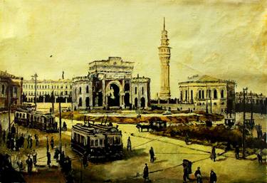 Print of Architecture Paintings by Fatih Sungurtekin