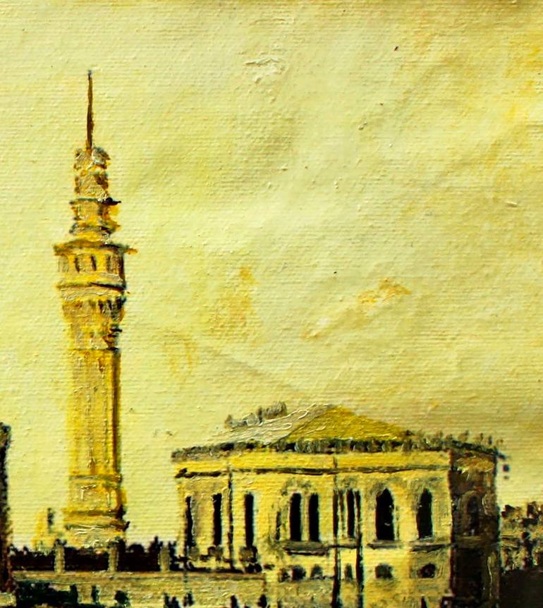 Original Architecture Painting by Fatih Sungurtekin