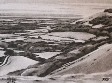 Print of Fine Art Landscape Drawings by Richard K Potter