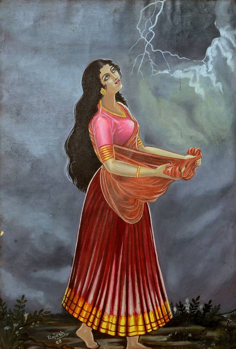 Meera - Devotee of Lord Krishna Painting by RAJESH SHARMA ...