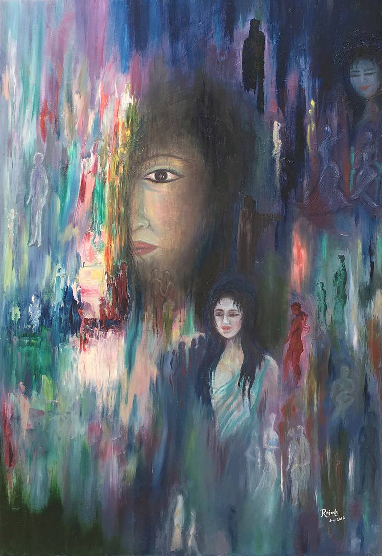 Original Abstract Paintings by Rajesh Sharma