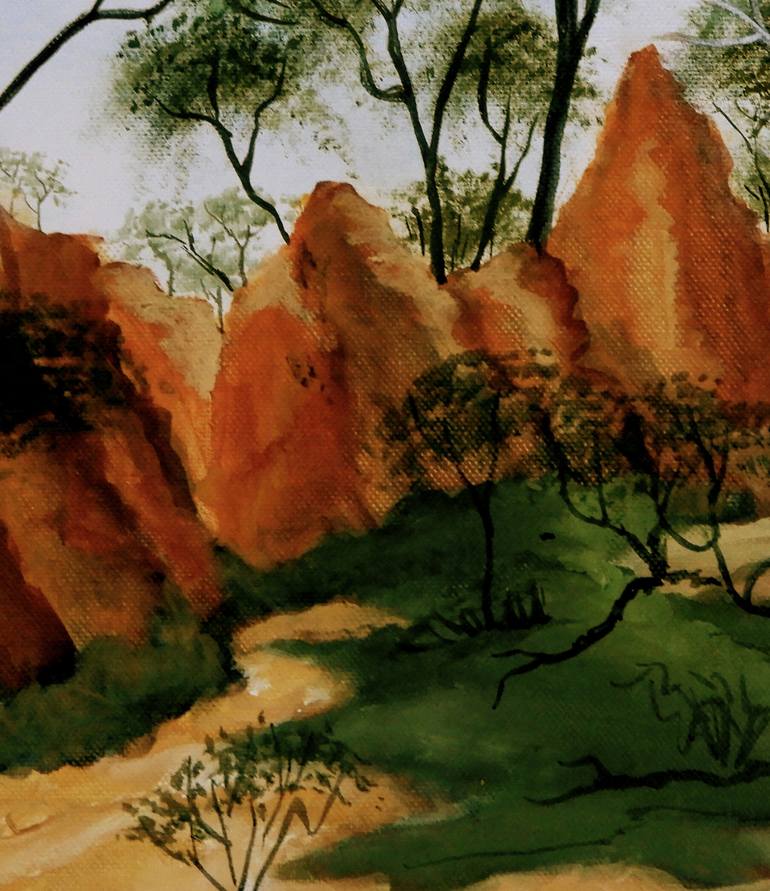 Original Landscape Painting by Doodie Herman