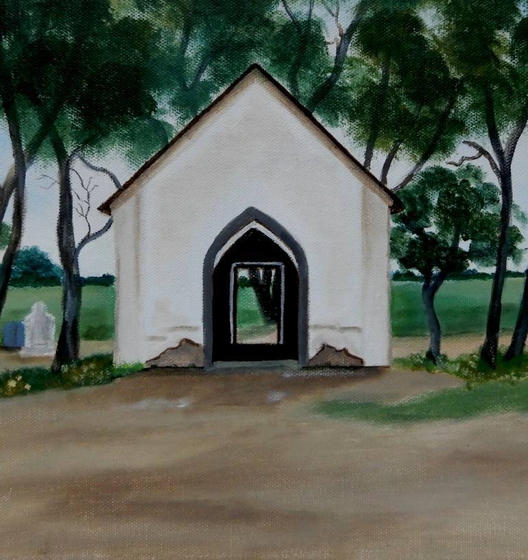 Original Modernism Landscape Painting by Doodie Herman