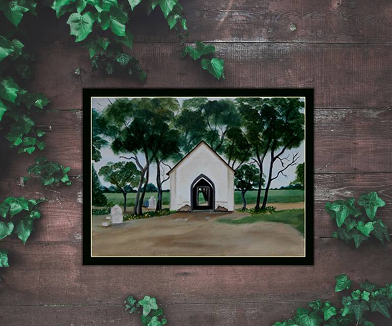 Original Modernism Landscape Painting by Doodie Herman