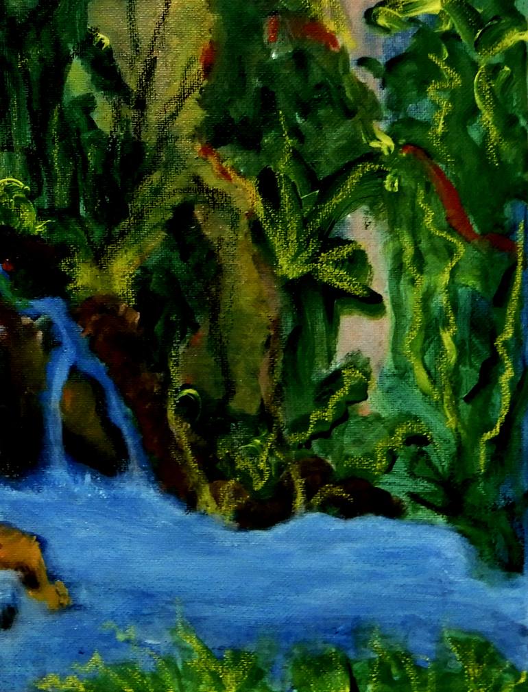 Original Expressionism Landscape Painting by Doodie Herman