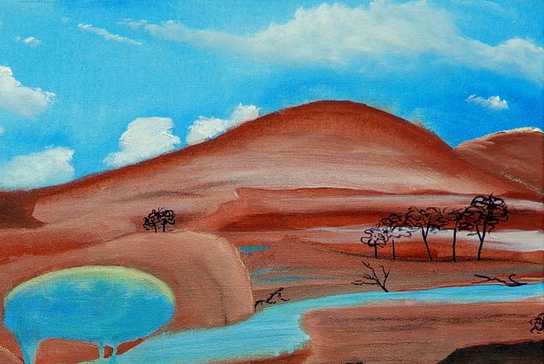 Original Landscape Painting by Doodie Herman