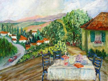 Original Impressionism Landscape Paintings by Lorraine Fouquet