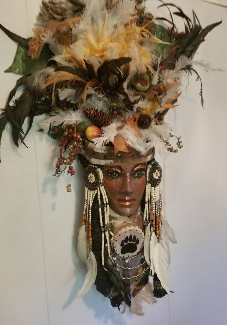 Original People Sculpture by Lorraine Fouquet