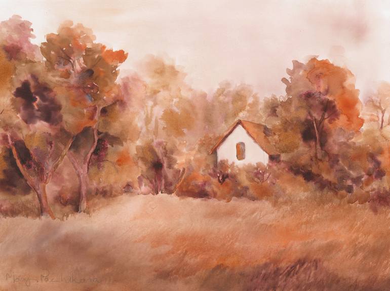 autumn farm paintings