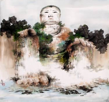 Original Religious Painting by Kim Ming Cammie Hui