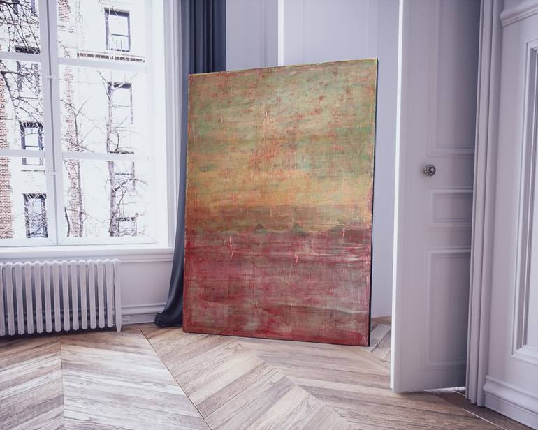 Original Abstract Expressionism Abstract Painting by Tamar Abuashvili