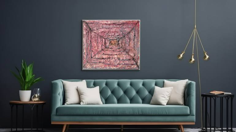 Original Abstract Expressionism Abstract Painting by Tamar Abuashvili