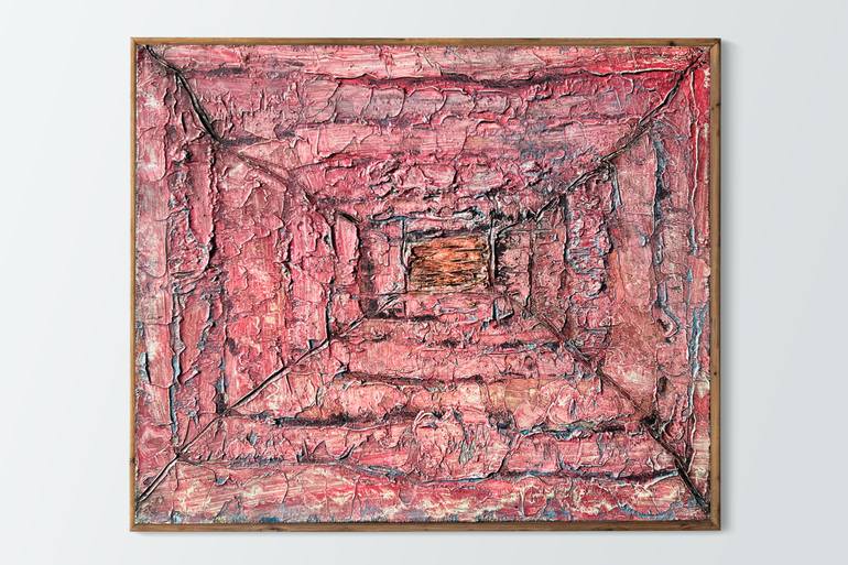 Original Abstract Expressionism Abstract Painting by Tamar Abuashvili
