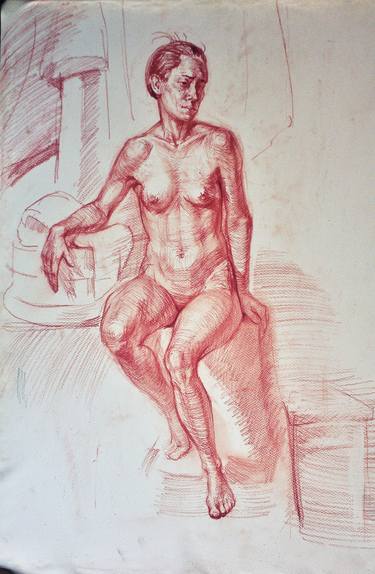 Print of Figurative Nude Drawings by Nakonecnyi Andreyi