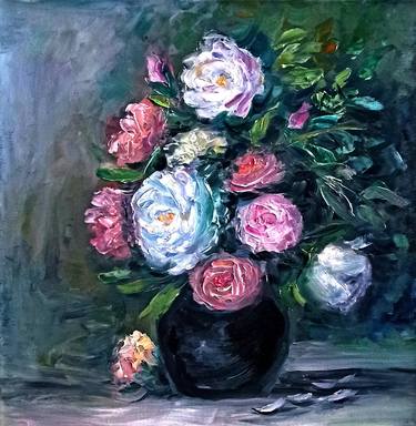 Original Abstract Floral Paintings by Natalja Picugina