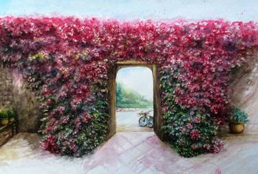Print of Expressionism Floral Paintings by Natalja Picugina