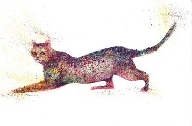 Print of Cats Paintings by Natalja Picugina