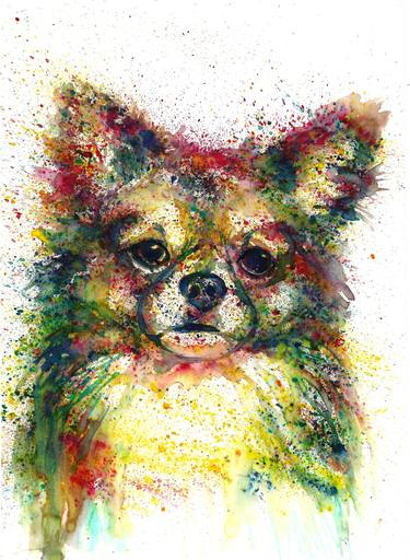 Print of Dogs Paintings by Natalja Picugina