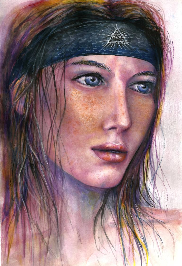 Print of Abstract Women Paintings by Natalja Picugina
