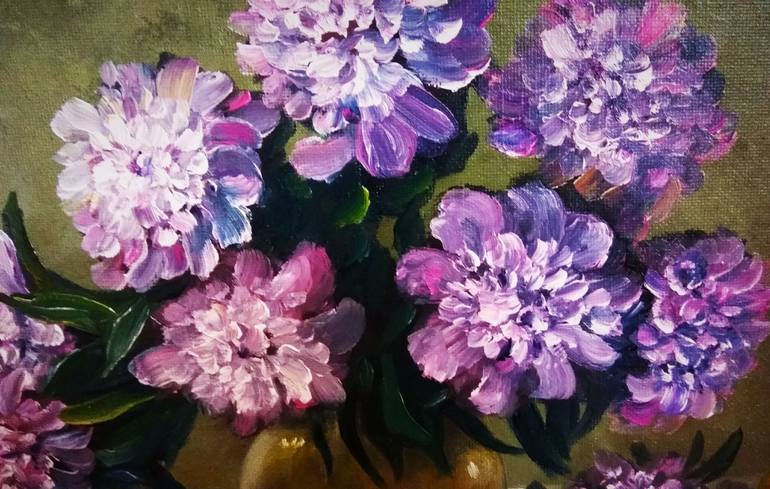 Original Floral Painting by Natalja Picugina