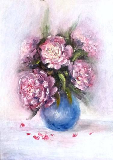 Original Expressionism Floral Paintings by Natalja Picugina