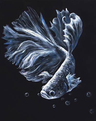Print of Fish Paintings by Natalja Picugina