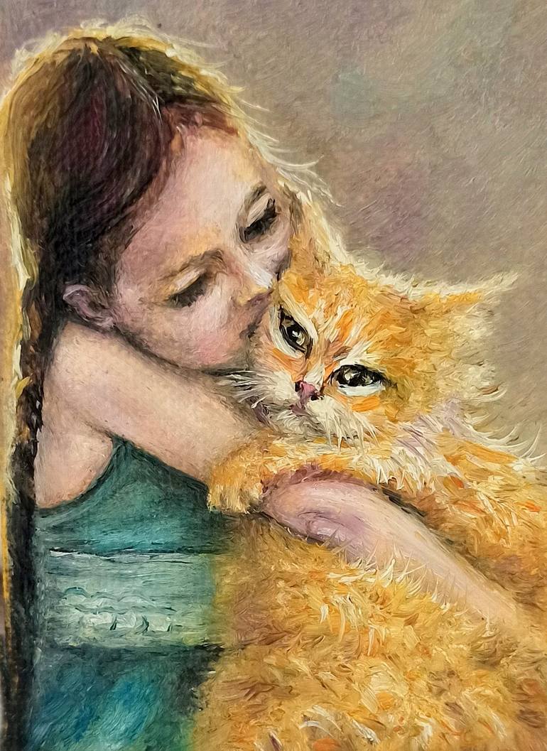 Catgirl Greeting Cards for Sale - Fine Art America