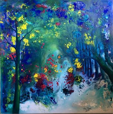 Original Garden Paintings by Lara Raad