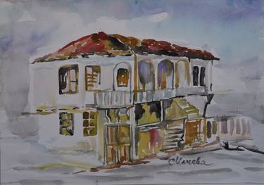 Print of Architecture Paintings by Snezana Ilieva