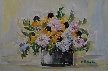 Print of Floral Paintings by Snezana Ilieva