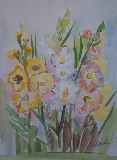 Original Realism Floral Paintings by Snezana Ilieva