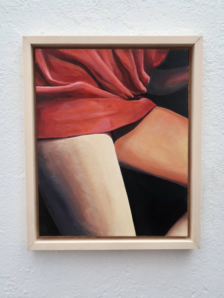 Original Figurative Women Painting by Thomas De Lur