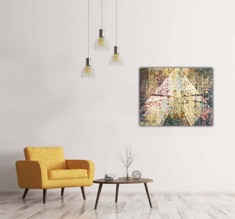 Original Abstract Architecture Painting by Shreya Mehta