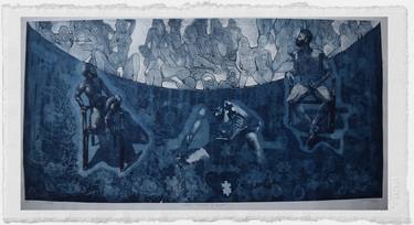 Original Figurative Fantasy Printmaking by tarun sharma