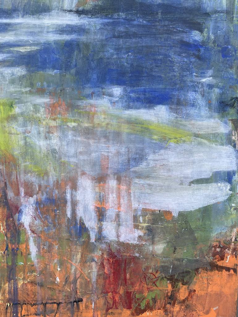 Original Abstract Expressionism Landscape Painting by Mariam Qureshi