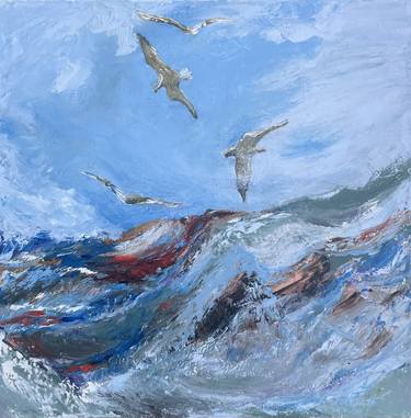 Original Seascape Painting by Mariam Qureshi