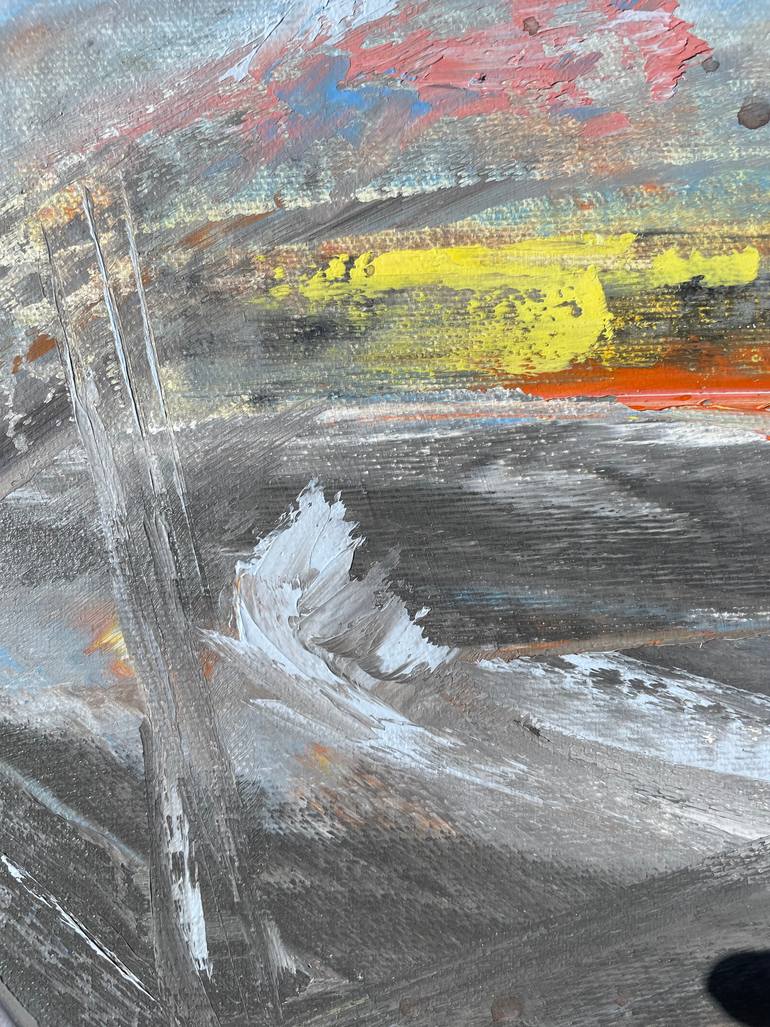 Original Abstract Expressionism Abstract Painting by Mariam Qureshi