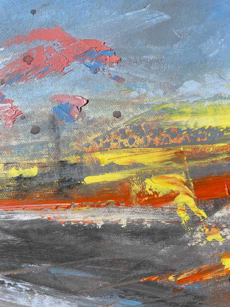 Original Abstract Expressionism Abstract Painting by Mariam Qureshi