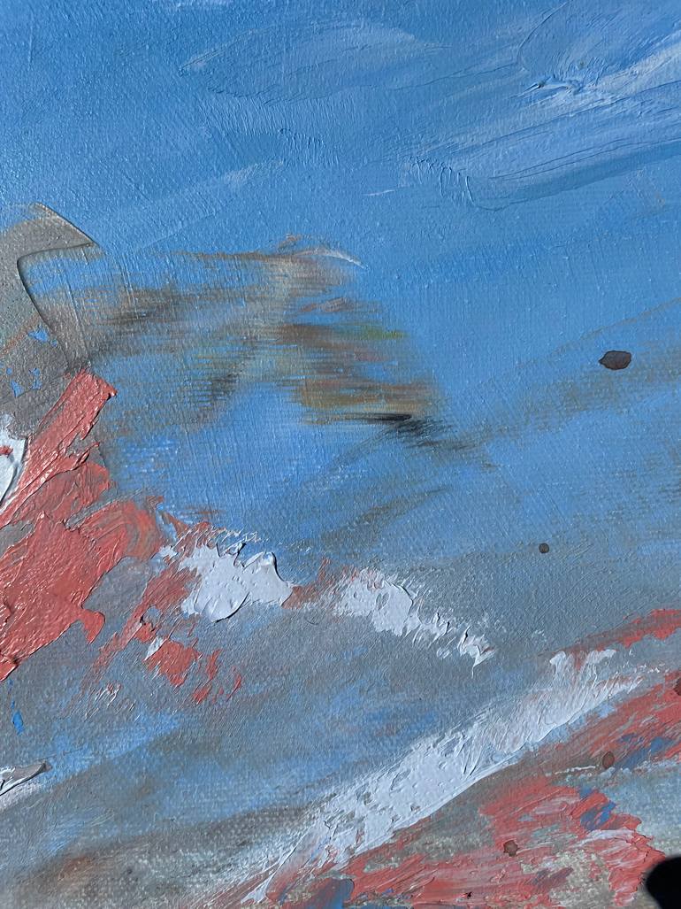 Original Abstract Expressionism Abstract Painting by Mariam Qureshi